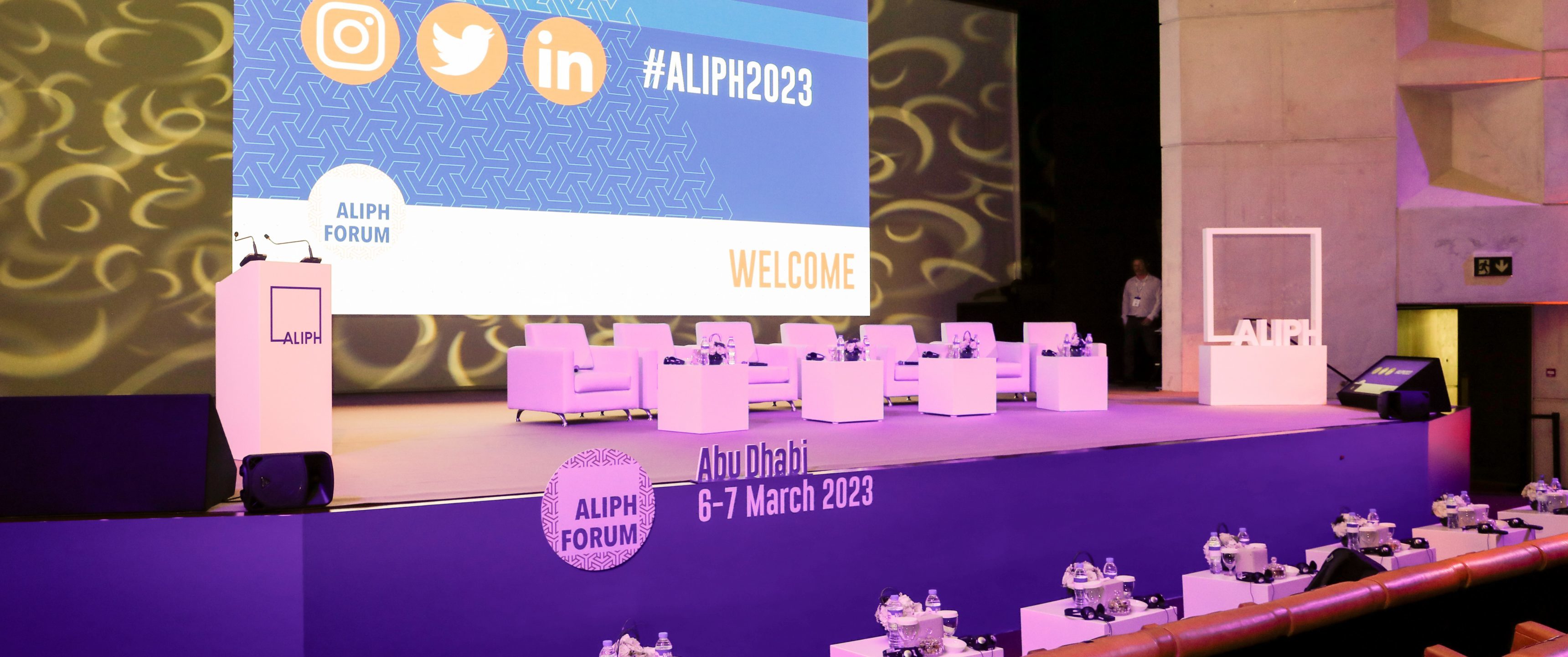 EGG events - Agency - Case Story : Aliph Foundation scene installation