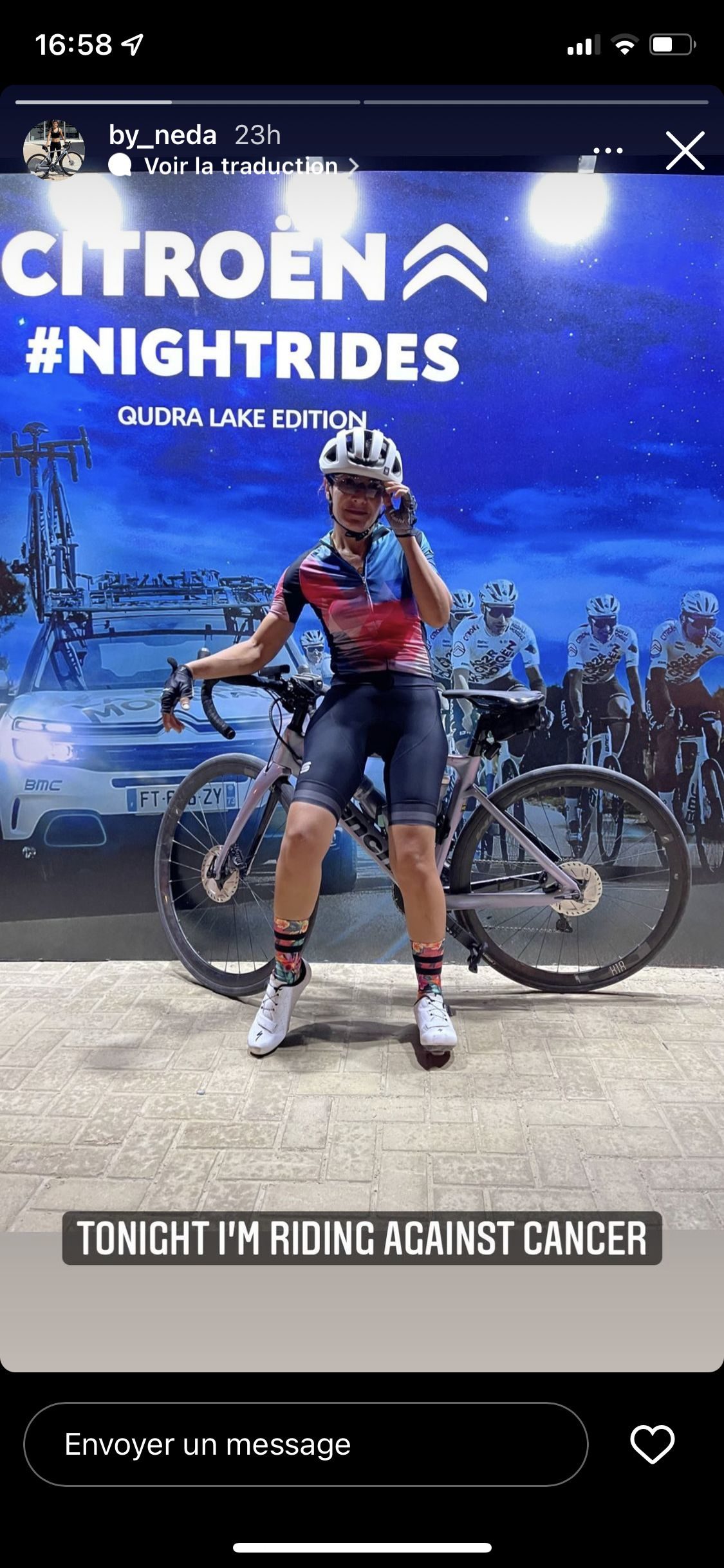 EGG events - Agency - Case story : Stellantis Citroën bike instagram story
